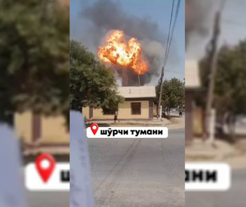 Сурхондарёда ҳам “заправка” портлади
