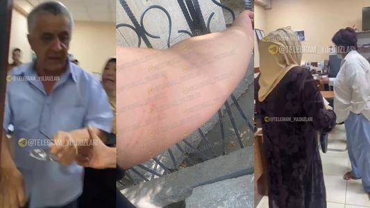Toshkentdagi MIB binosida fuqarolar janjal ko‘tardi