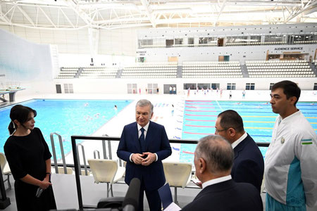Prezident Shavkat Mirziyeyov Olimpiya shaharchasiga bordi