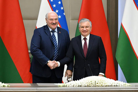 Prezident Shavkat Mirziyoyev Aleksandr Lukashenkoni tavallud kuni bilan tabrikladi