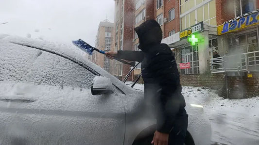 Қозоғистонда биринчи қор ёғди