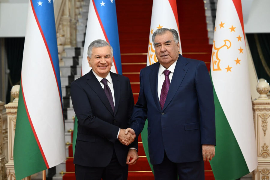 Dushanbeda Shavkat Mirziyoyev va Emomali Rahmon uchrashuvi bo‘lib o‘tdi