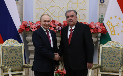 Putin Emomali Rahmonga rus tilini qo‘llab-quvvatlagani uchun minnatdorchilik bildirdi