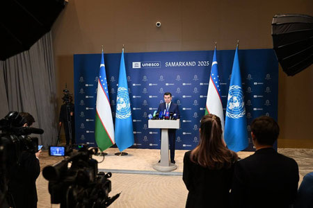 Марказий Осиёда биринчи маротаба Самарқанд ЮНEСКО Бош конференциясига мезбонлик қилмоқда