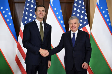 Shavkat Mirziyoyev Vashingtonda AQSH Eksimbanki rahbari bilan uchrashuv o‘tkazdi