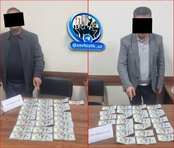 Самарқандда ҳоким ёрдамчиси ва адвокат пора билан ушланди