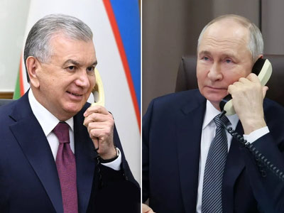 Shavkat Mirziyov va Vladimir Putin nima haqda gaplashdi?