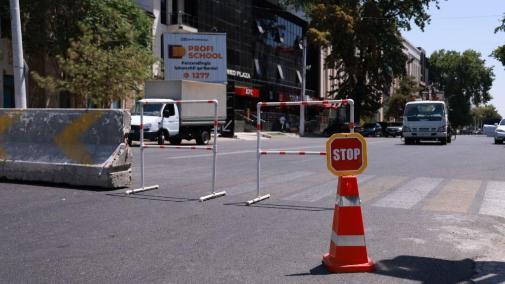 Эртага Тошкентнинг бир қатор кўчалари 2 соатга ёпилади