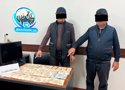 Сирдарёда икки нафар ИИБ подполковниги ва маёри пора билан ушланди