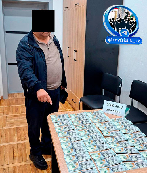 Тошкент шаҳар солиқ бош инспектори олган порасини  қайтариб бераётганда ушланди