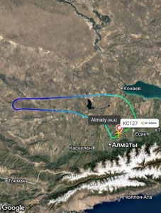 Olmaotadan Toshkentga uchgan samolyot texnik sababga ko‘ra ortga qaytdi